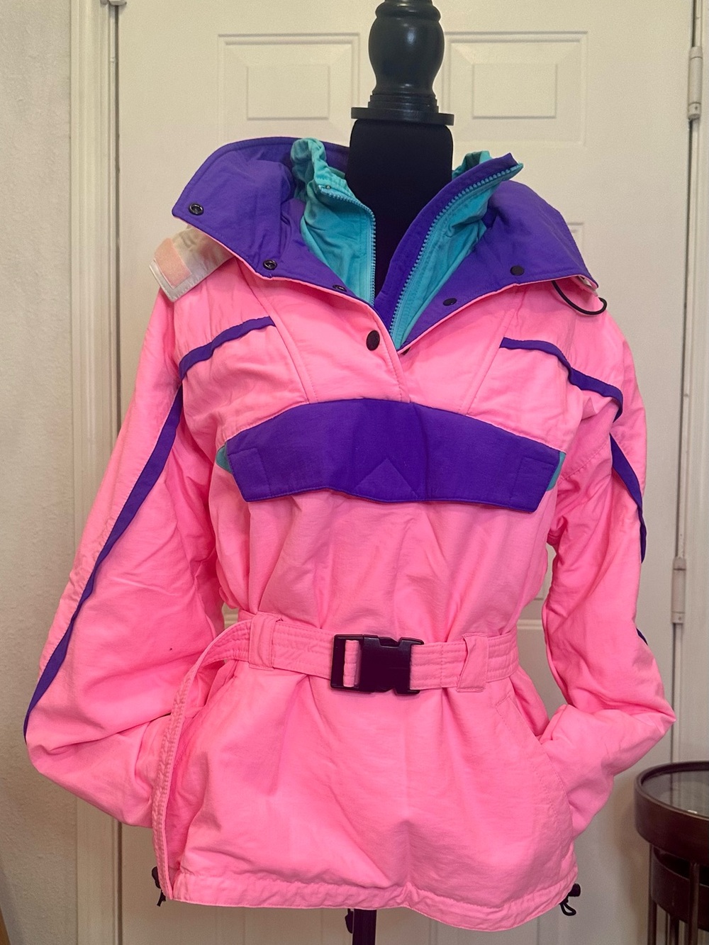 The North Face Pink, Purple & Teal Women's Ski Jacket